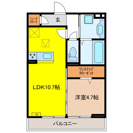 D-ROOM南高橋町WESTの物件間取画像